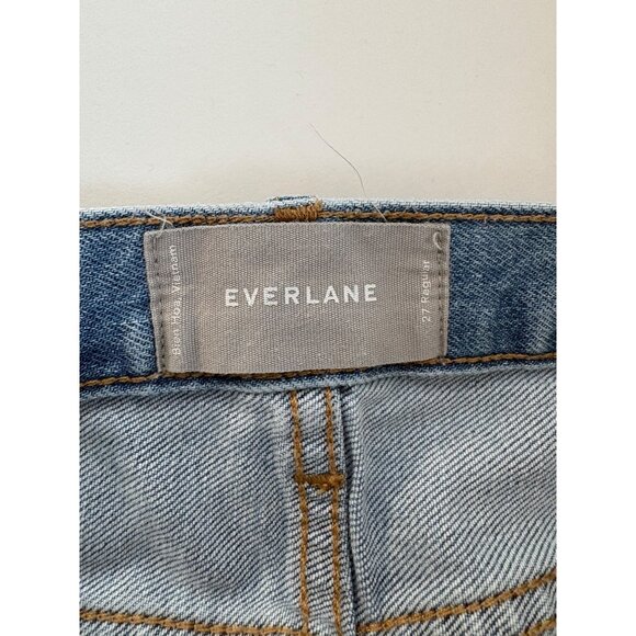 Everlane Womens Regular Fit Light Wash Jeans 27” - Picture 5 of 8